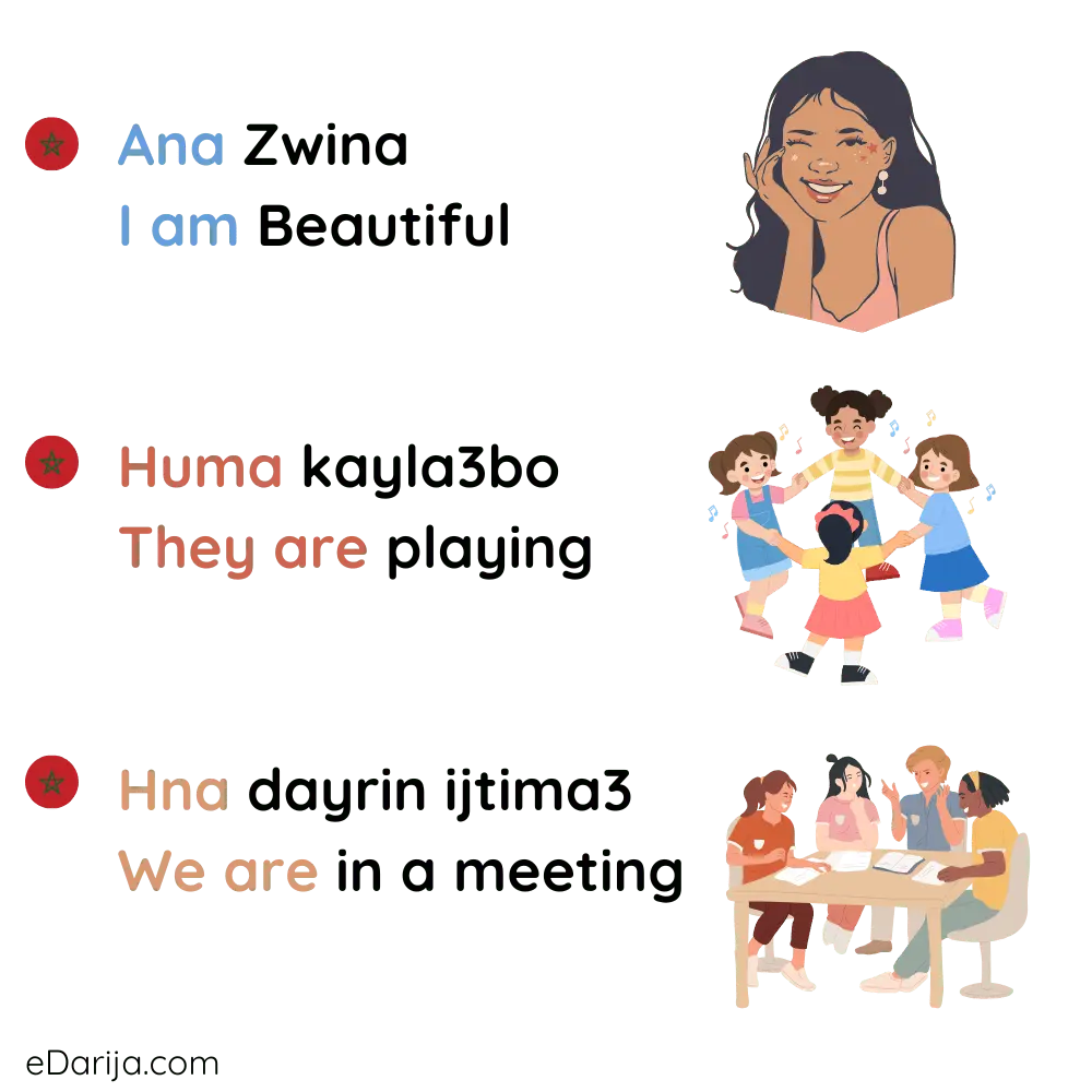 Moroccan Darija Personal Pronouns