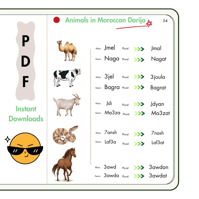 edarija Learn Moroccan Darija eBooks